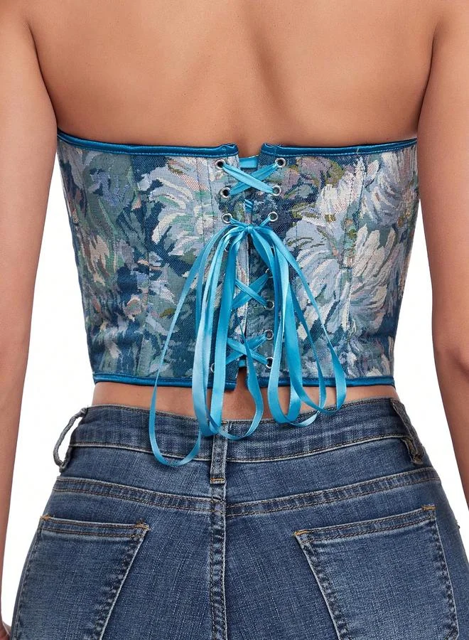 Take Two Jacquard Body Corset Shaping Top