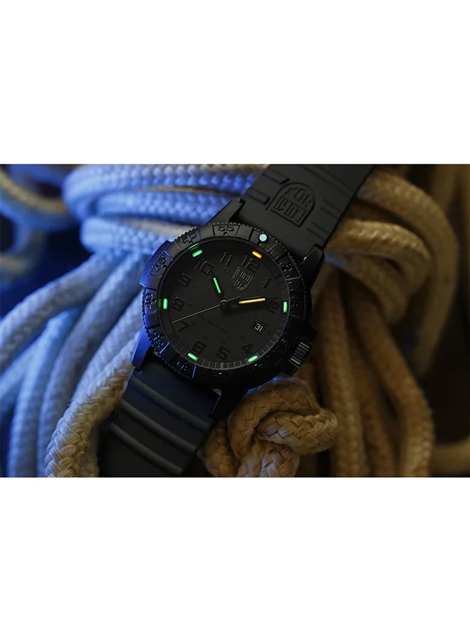 لومينكس ساعة يد رجالية بعقارب من البولي يوريثين دائرية ... -  مم