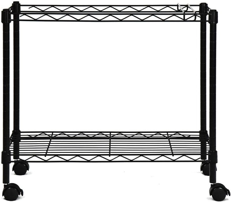Oceanstar Metal Rolling File Cart, 24 in, Black - Image 5