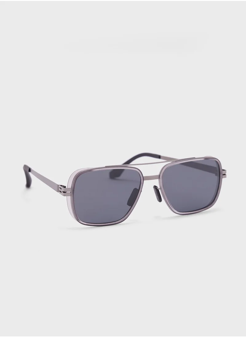 سفنتي فايف Rectengular Sunglasses