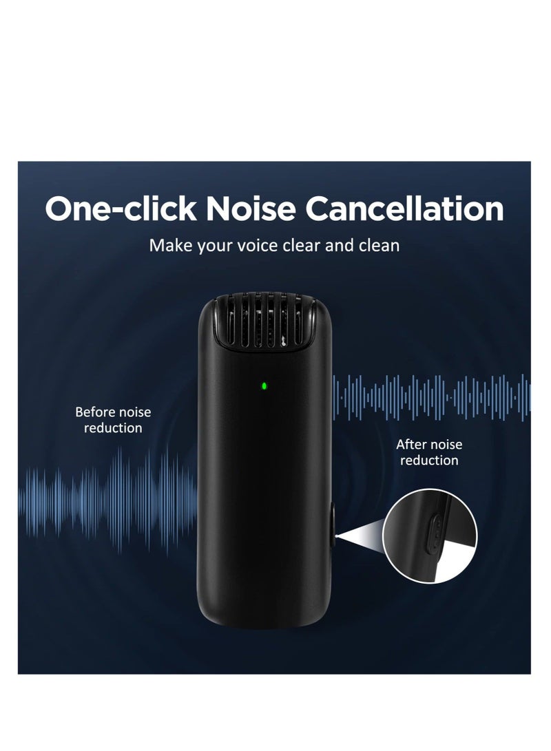 Captaintech Wireless Lavalier Microphone, for iPhone iPad, Dual Clip on Lapel Mic with Charging Case, Plug-Play Mini Wireless Microphones with Noise Reduction for Video Recording, Live Streaming, YouTube - Image 3