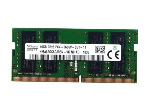 SK HYNIX 16GB 2RX8 DDR4 SO-DIMM PC4-21300 2666MHZ Memory Module HMA82GS6CJR8N-VK - Image 2