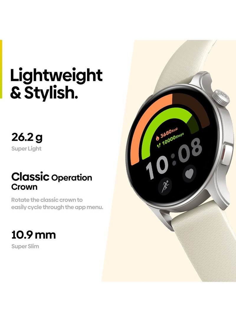 Zeblaze Fitness Smart Watch for Women Men, 1.43'' AMOLED GPS Smartwatch with Bluetooth Calling, Heart Rate/SpO2/Stress Monitor, 300mAh Battery, 2 Interchangeable Straps - Image 3