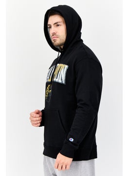 Champion Men Sportswear Fit Outdoor Hooded Sweatshirt, Black  - Image 2