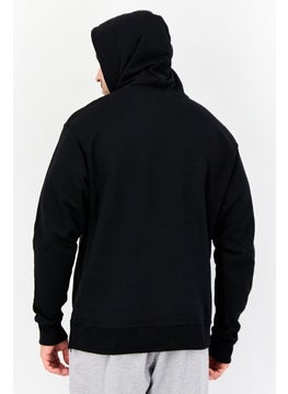 Champion Men Sportswear Fit Outdoor Hooded Sweatshirt, Black  - Image 4