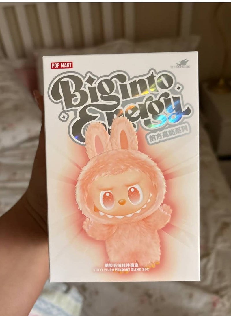 إج مجموعة عشوائية من 1 قطعة من لابوبو الوحوش طاقة عالية للأمام من الفينيل المحشو والمعلق على شكل صندوق ألعاب أعمى - Image 4