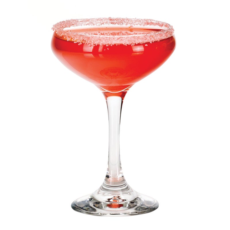 LIBBEY Libbey 3055 Perception Cocktail Coupe Glasses Set of 12 Elegant Curvaceous Coupe Martini Glasses 85 Oz Stemmed Cocktail Glasses for Beverages 