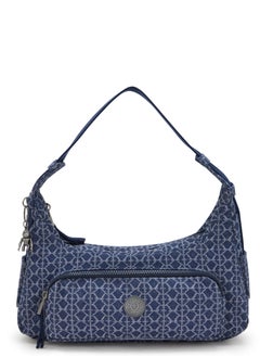 kipling Karis Small Shoulder Bag Signature Denim  - Image 1