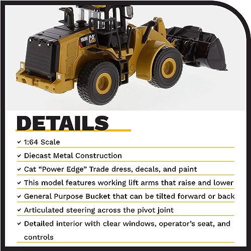 Diecast Masters 1/64 Caterpillar 950M Wheel Loader 85692 - Image 4