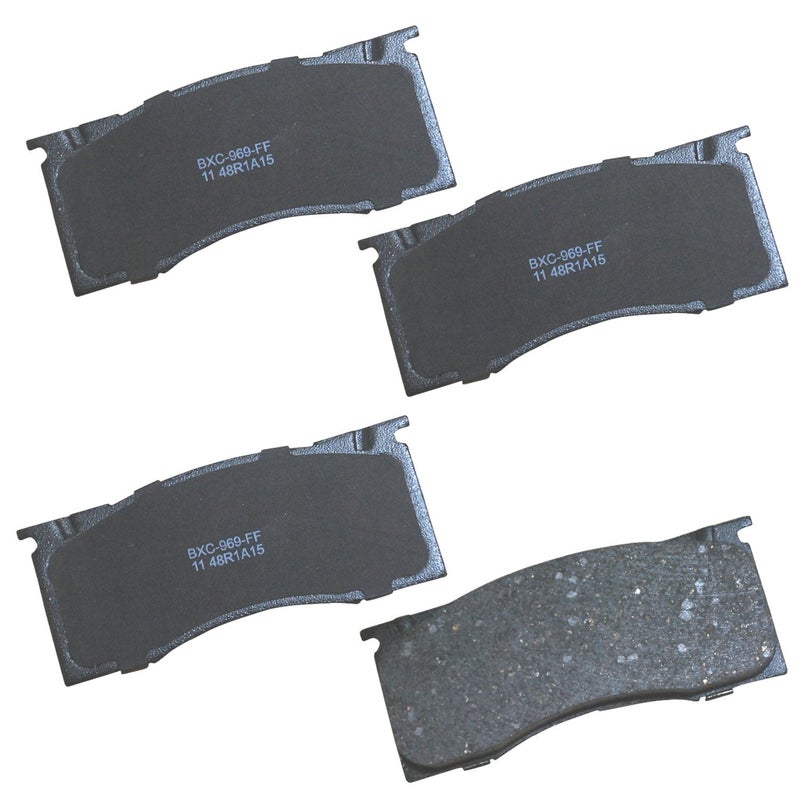 Bendix Premium SBC11 Ceramic Front Brake Pads for Select Models Dodge DartFord FairlaneFalconSedan DeliveryMustangRancheroMercury CometCougarCyclonePlymouth BarracudaDusterScampValiant
