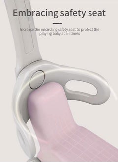JSAITOYS Three In One Multi Functional Children Ride On Animal Toy With Backrest Push Rod Rocking Horse For Kids And Toddlers  - Image 5