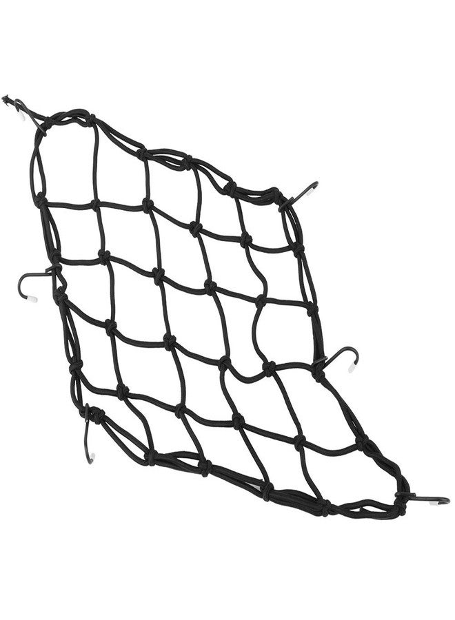 VGEBY1 Bike Luggage Net Cover, Bicycle Carry Cargo Net Luggage Mesh Web with 6 Hooks for Bike Storage - Image 2