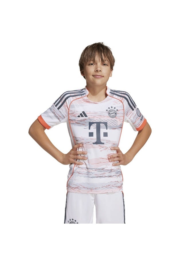 Adidas Fcb A Jsy Y White Football Jerseys For Junior 7-8Y - Image 3