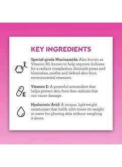 BLISS Glow & Hydrate Hyaluronic Acid Day Facial Serum | Improves Dullness and Hydrates Skin for Glowing Radiance | Clean | Paraben Free | Cruelty-Free | Vegan | 1 oz  - Image 3