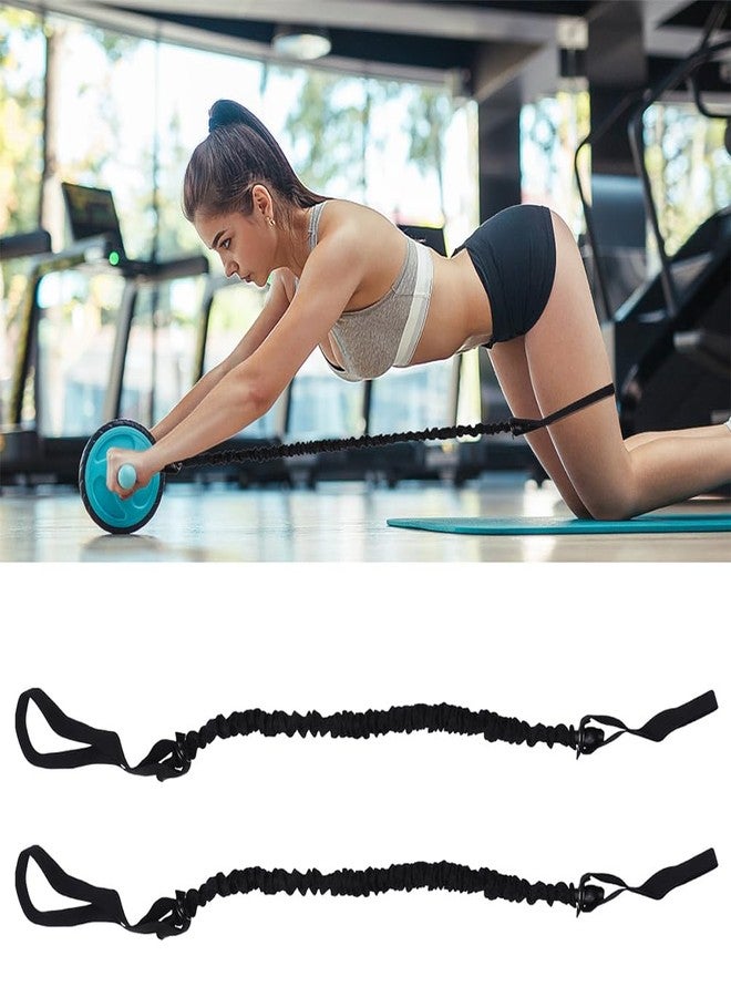 Toddmomy Abdominal Wheel Elastic Rope - Resistance Bands for Core Strength Training Multi-Functional Ab Roller with Cloth Cover for Home and Gym Use - Image 2