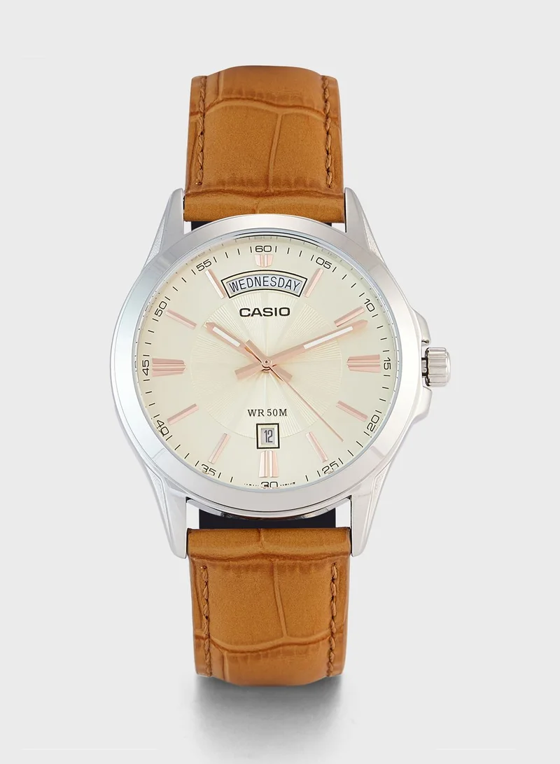 CASIO Mtp-1381L-9Avdf Enticer Analog Watch