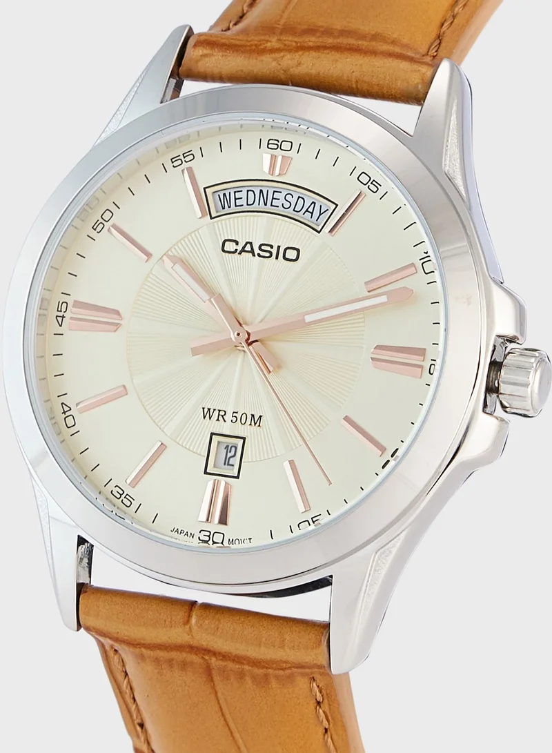 CASIO Mtp-1381L-9Avdf Enticer Analog Watch