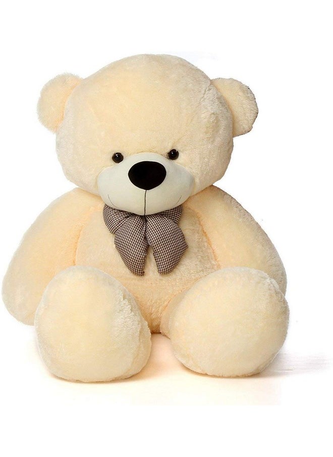 CLICK4DEAL CLICK4DEAL Soft Toys Long Soft Lovable Huggable Cute Giant Life Size Toy Child Safe Best for Birthday Gift Valentine Gift for Girlfriend 4 FEET Cream  - Image 2