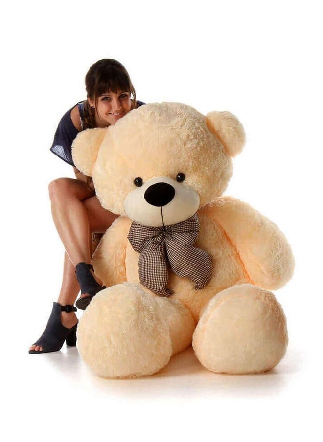 CLICK4DEAL CLICK4DEAL Soft Toys Long Soft Lovable Huggable Cute Giant Life Size Toy Child Safe Best for Birthday Gift Valentine Gift for Girlfriend 4 FEET Cream  - Image 3