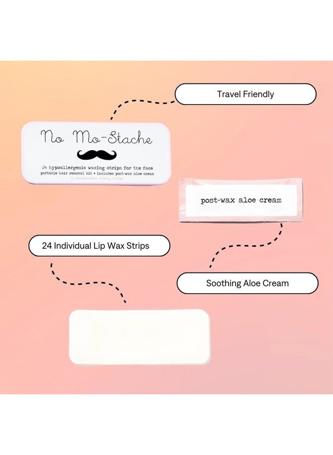 No Mo-Stache Portable Lip Wax Kit 24 ct (2 Pack Bundle) - Image 4