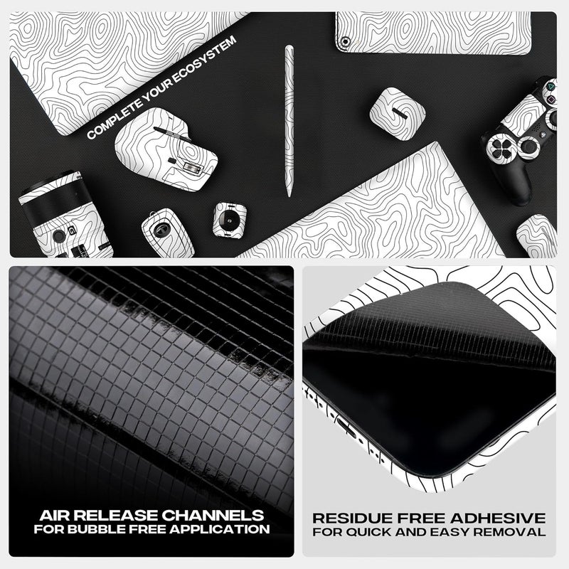 Capes ملصقات تغليف متوافقة مع قلم آيباد الجيل الثاني | تغليف فينيل 3M مقاوم للخدوش ودائم | ليس حافظة | متوافق مع الشحن اللاسلكي | إعصار - Image 4