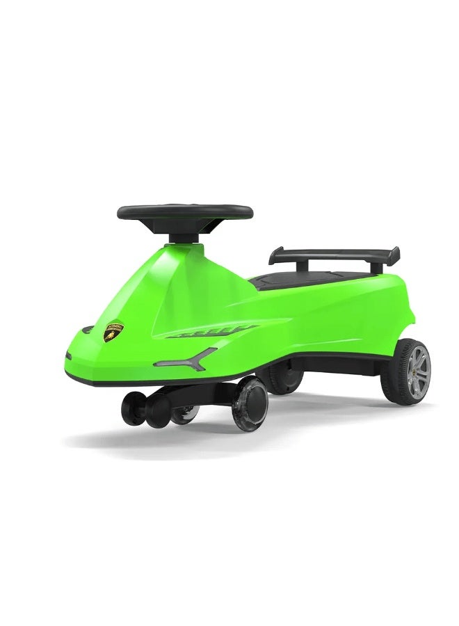 Lamborghini Swing Car Ride-on (Green) - Image 1