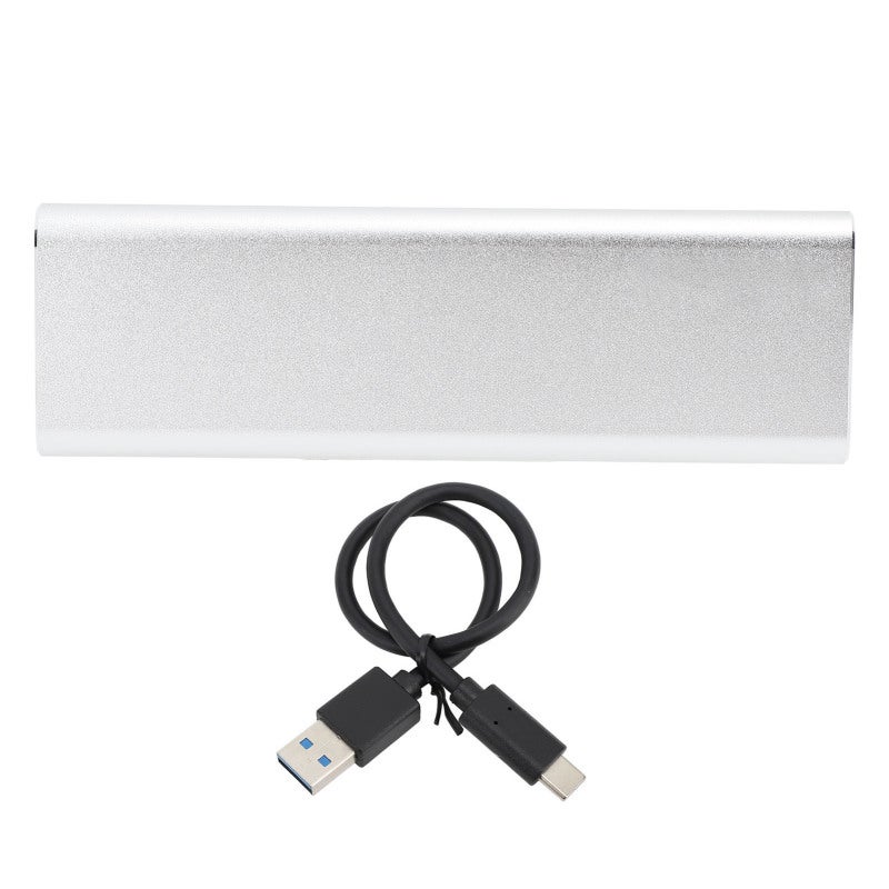 M.2 NVMe SSD Enclosure USB3.1 Gen2 Type C 10Gbps Tool-Free - Aluminum Alloy M-Key NVMe Enclosure for 2230 2242 2260 2280 SSD - Image 1