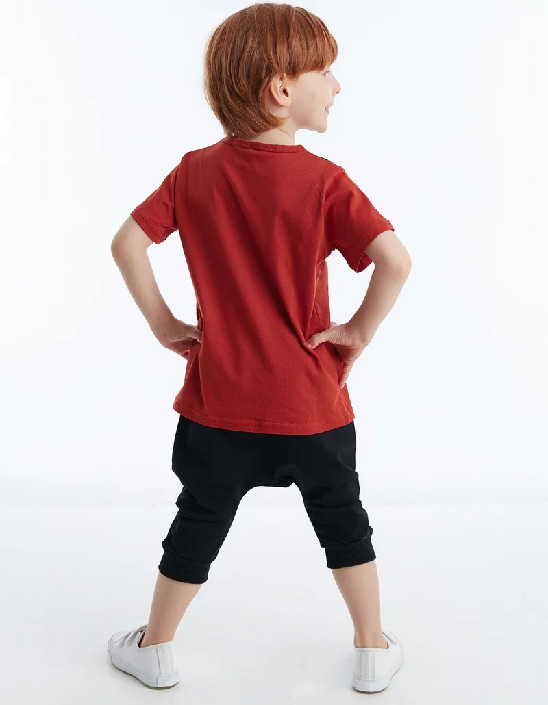 Denokids Hi Ponçik Boy Shorts Set