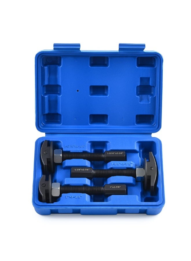 Generic 3PCS Rear Axle Bearing Puller Tool Set, Rear Axle Bearing Remover Set, Rear Axle Bearing Removal Tool Kit with 3 Sizes 1 to 1-7/8, 1-5/16 to 2-3/8, & 1-3/8 to 2-7/8  - Image 1