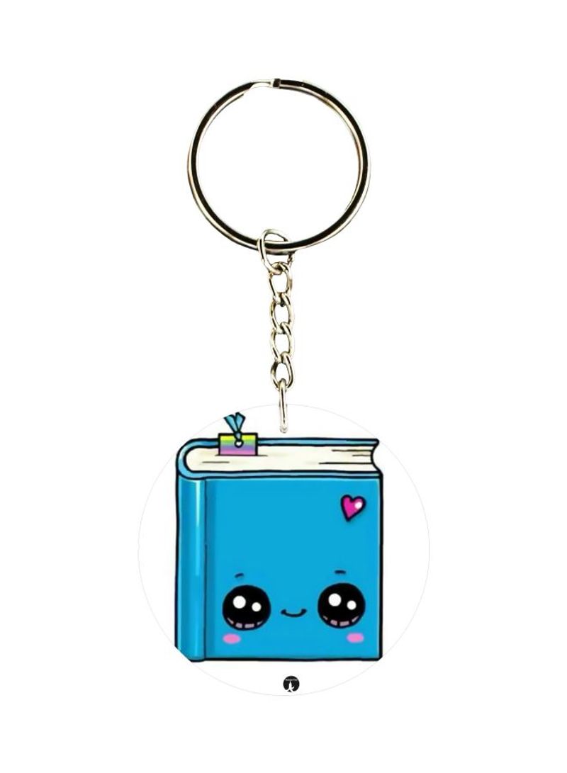 Cartoon Printed Single Sided Keychain
