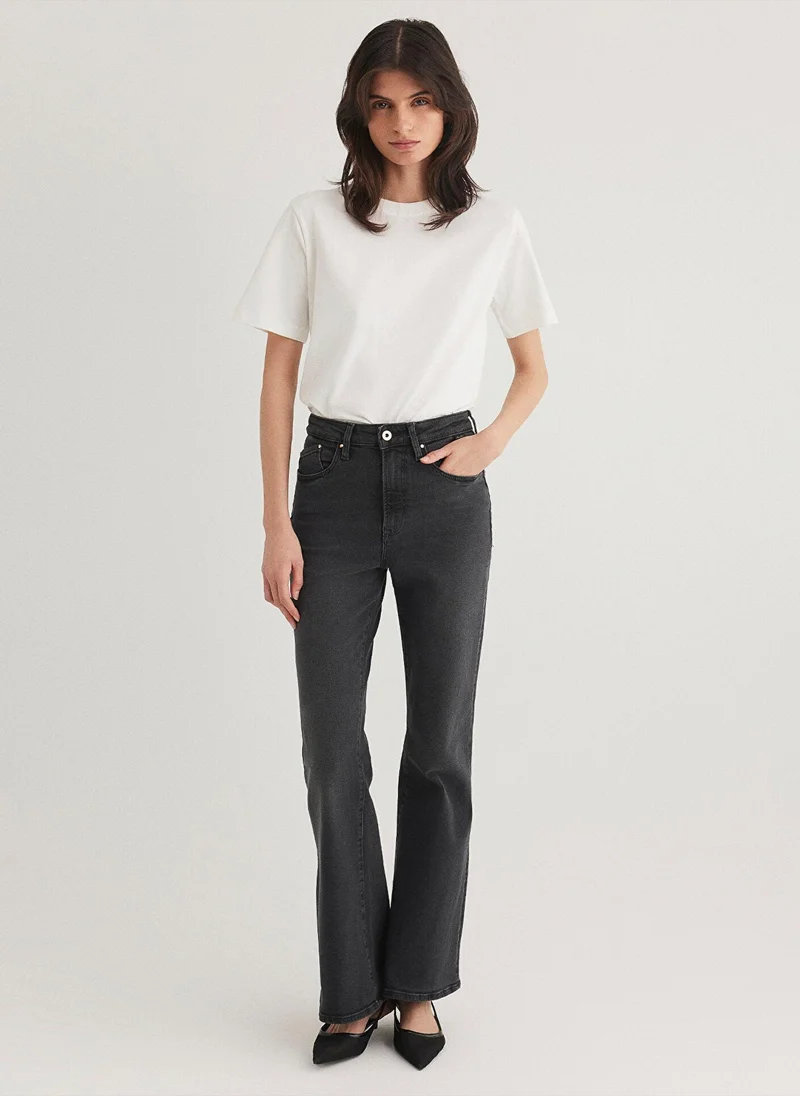 MAVI BASIC SHORT SLEEVE TEE Antique white