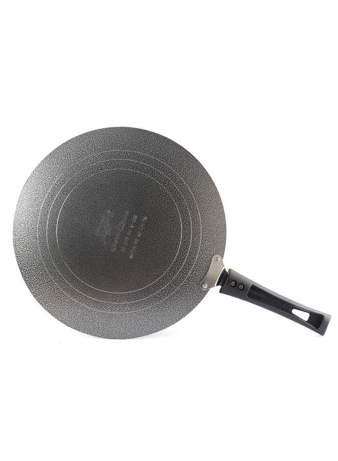 Anjali Stainless Steel Non-Stick Roti Tava, 27.5cm (Black) - Image 3