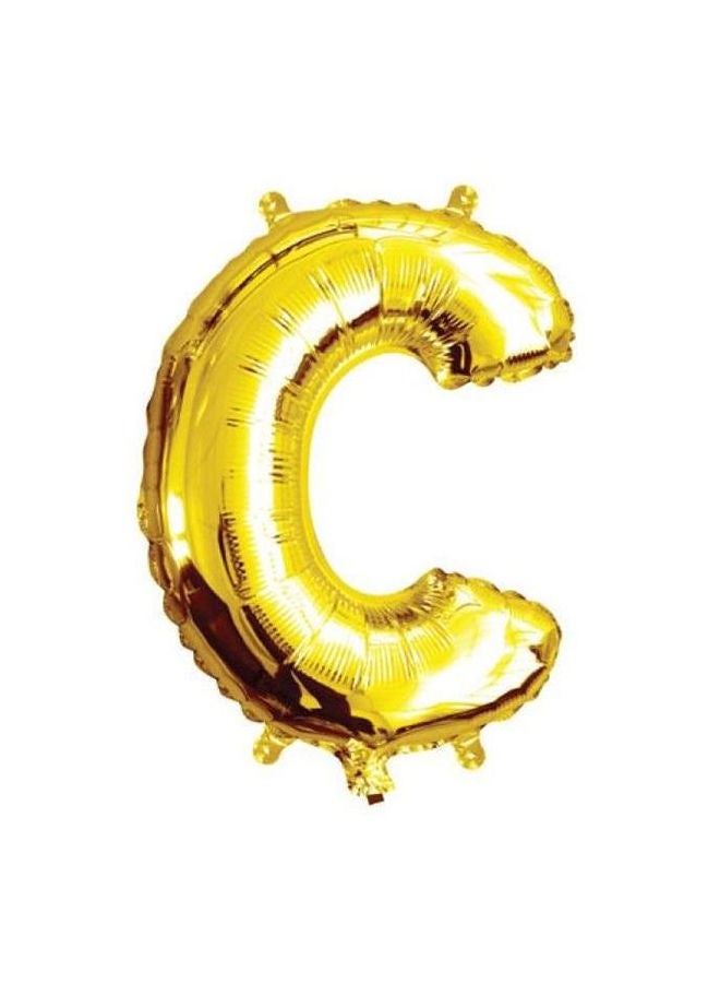 NIBEMINENT Alphabetical Letter C Hanging Foil Balloon - Image 1