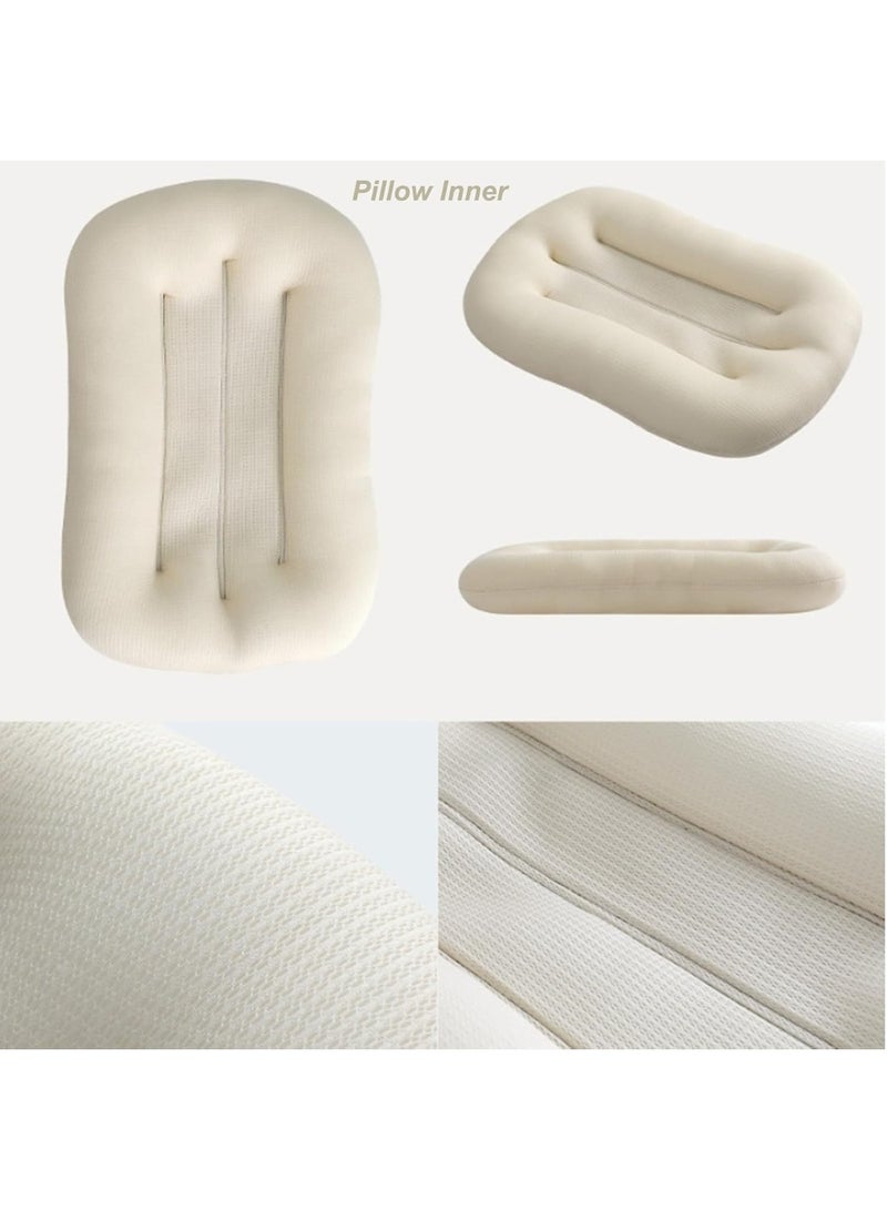 تابيت سرير أطفال محمول، سرير أطفال حديثي الولادة، عش نوم مريح للأطفال - غطاء مقاوم للغسل، رحم صناعي، سرير بيبي بيونيك لغرفة نوم الأطفال من عمر 0 ​​إلى 12 شهرًا (بني) - Image 4