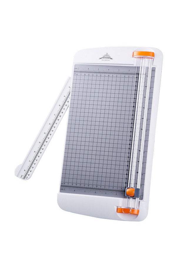 JIELISI A4 Paper Trimmer Desktop Paper Machine 12.2 Inch Cutting Length for Craft Paper Card Photo Laminated Paper Scrapbook  - Image 1