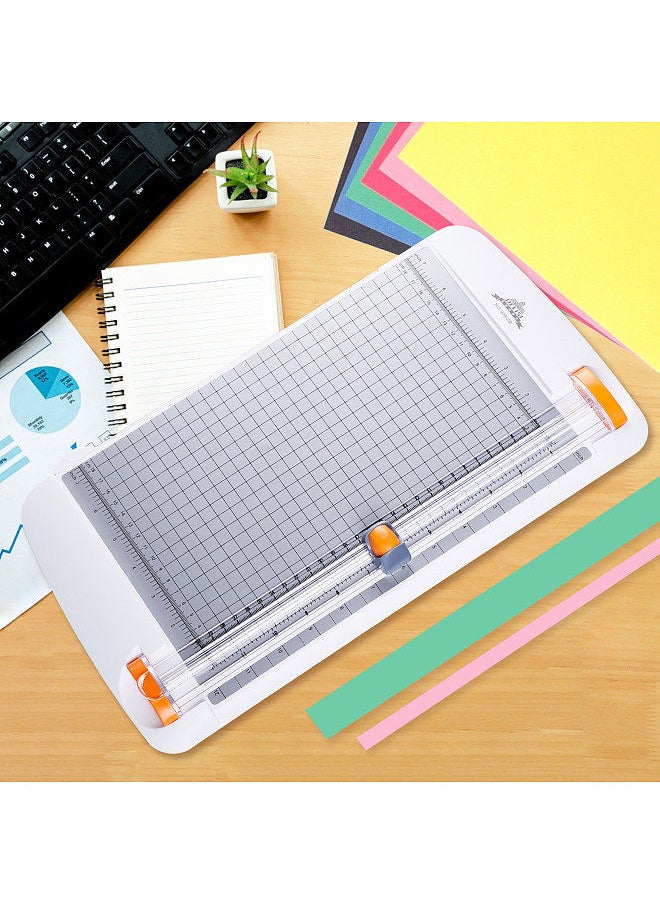 JIELISI A4 Paper Trimmer Desktop Paper Machine 12.2 Inch Cutting Length for Craft Paper Card Photo Laminated Paper Scrapbook  - Image 4