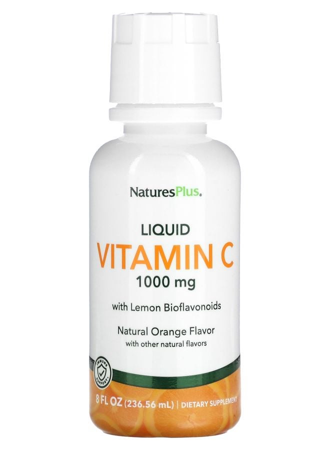 Liquid Vitamin C Natural Orange 1000 mg 8 fl oz (236.56 ml)
