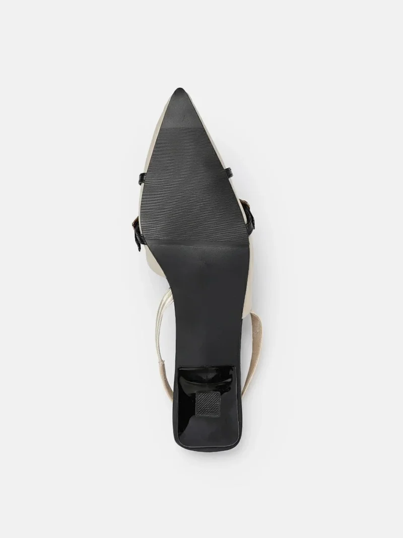 ZORIWORLD  Frappe Pointed 1.5 Inches Kitten Heel Premium Vegan All-Day Comfort For Office Meetings, Festive Events, Or Smart Weekend Brunches for Women | Best Price UAE