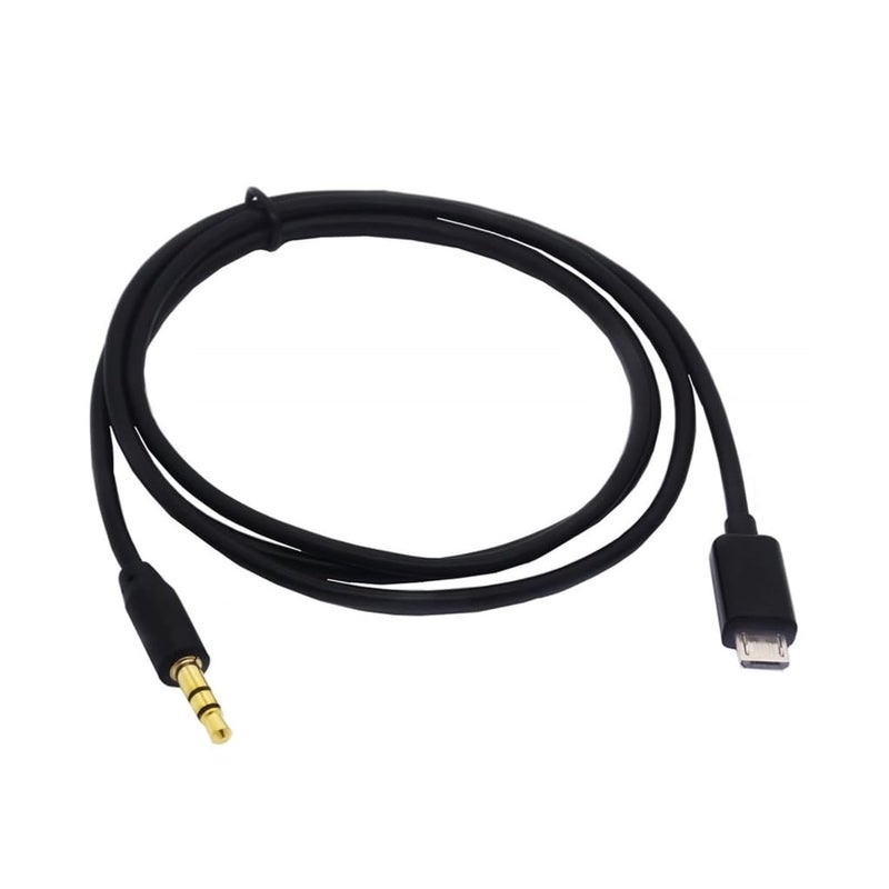 Micro USB to 3.5mm Aux Audio Cable for Samsung Galaxy Note 2 N7100 Note 3 Car Music Playback - Image 1