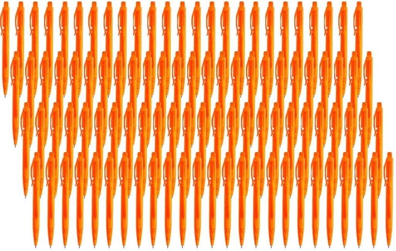 Bulk Retractable Ballpoint Pens - 100 Pack - Image 1