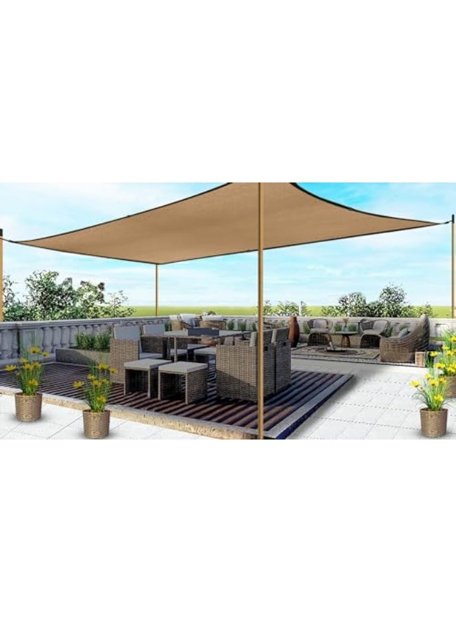 Shalimar Multipurpose Shade Net/Agro Net/Green Net – 75% Shade Coverage – Brown Colour – Size: 10 x 10 Feet – UV Stabilized, Durable, Weather-Resistant for Garden, Greenhouses, and Outdoor Use - Image 2