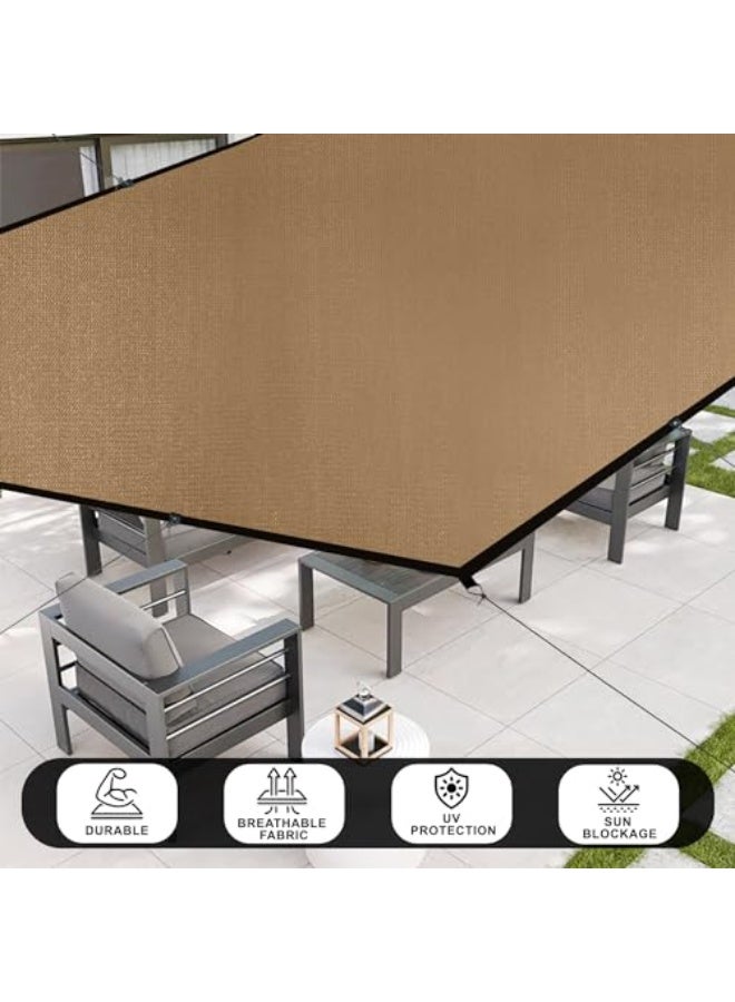 Shalimar Multipurpose Shade Net/Agro Net/Green Net – 75% Shade Coverage – Brown Colour – Size: 10 x 10 Feet – UV Stabilized, Durable, Weather-Resistant for Garden, Greenhouses, and Outdoor Use - Image 3