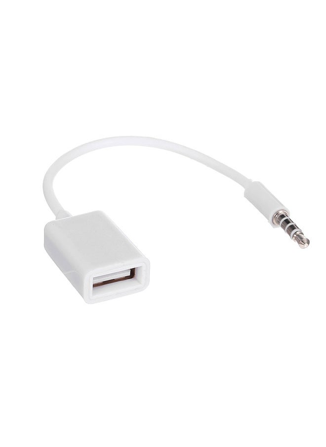Generic USB Aux Audio Cable Adapter, 3.5mm Male Jack Plug to 2.0 Female Car Converter Cord, with OTG Cable Decode Function  - Image 5