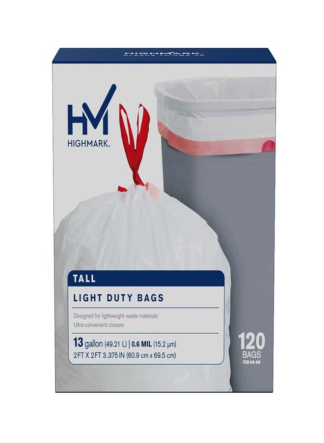 Highmark Trash Bags, 13 Gallons, Box Of 120, DP08488 - Image 1