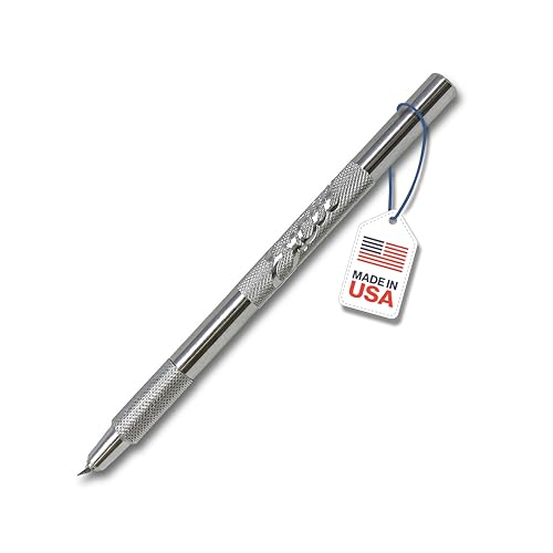 Excel Blades K4 Swivel Craft Knife with #64 Rotating Blade – Precision Hobby Knife for Carving & Crafting Supplies Precision Cutting Tool – Lightweight Aluminum Handle – Made in the USA - Image 1