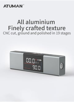 ATuMan ATuMan LI1 Dual Laser Angle Meter Digital Inclinometer Protractor 4 * 90° Digital Angle Finder Gauge Precision Goniometer with LCD Display for Sawing/Decoration/Woodworking  - Image 3