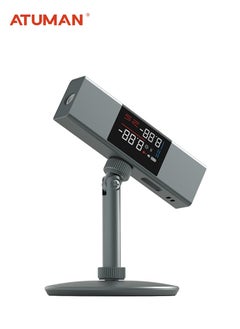 ATuMan ATuMan LI1 Dual Laser Angle Meter Digital Inclinometer Protractor 4 * 90° Digital Angle Finder Gauge Precision Goniometer with LCD Display for Sawing/Decoration/Woodworking  - Image 1