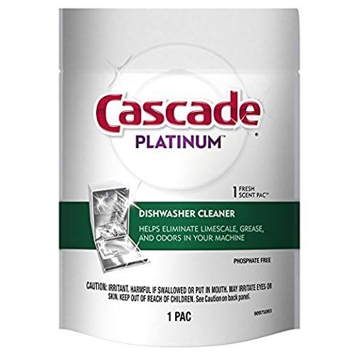 Cascade Platinum Dishwasher Cleaner 1-Fresh Scent Pac - Image 2