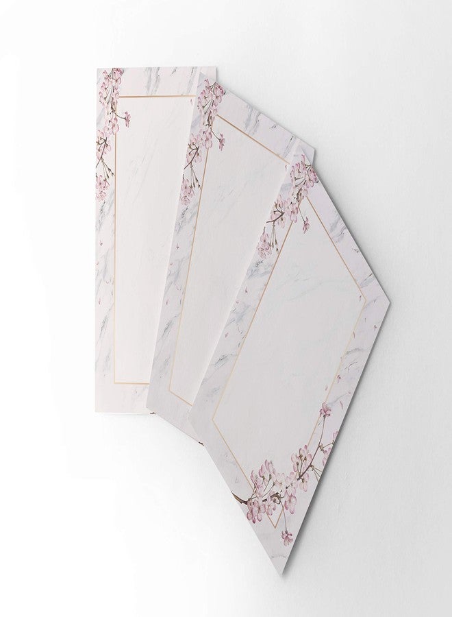 alterEgo (Pack of 15) - A4 Letter Stationery Paper for Writing Poems, Letters and Lyrics (with Complimentary Kraft Envelopes) (Design: Cherry Blossom) - Image 5