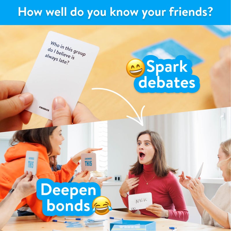 The World Game Answer This - Friends - How Well Do You Know Your Family & Friends? - Fun Party Card Game for Teens & Adults - Great Conversation Starter - Image 5